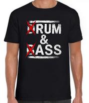 Drum And Bass Rum And Ass Lovers Joke Saying Funny Gift Tee Black T Shirt 474 S įvairiaspalvis