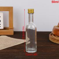50-150ml Glass Wine Bottle Empty Whisky Glass Liquor Bottle For Alcohol Wedding Gifts Wine Mini Container Storage Bottle