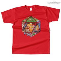 Unisexs Cotton Dungeons IN Dice Graphic T Shirt Street Casual Style Tee for Unisex and Women M