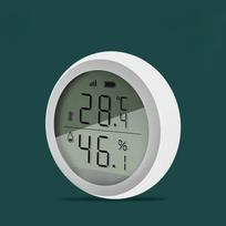 Tuya Smart ZigBee Thermometer - Indoor Temperature & Humidity Sensor with LCD Display, Alexa & Google Home Compatible balta