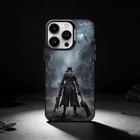 Game Bloodborne D-Dark S-Souls Phone Case For iPhone 17,16,15,14,13,12,11 Plus,Pro Max,XS,Colored silver phone case iPhone13PROMAX