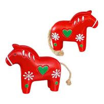 2026 Pony Ornament 2 Pieces Resin Painted Pony Decorative Table Figurine Little Horse Ornament For Home Living Room Bedroom China Mainland