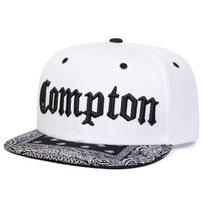 Women Compton Letter Print Embroidery Hip-Hop Hats Spring And Autumn Outdoor Use Adjustable Sportss Casual Baseball Caps Sunscreen Hat For Men And