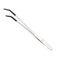 Bent Tip Tweezers For Crafts Stainless Steel Straight And Curved Nippers Tweezers Feeding Tongs For Reptile Lizards Spider