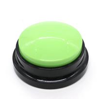 Dog Toys Funny Dog Recordable Pet Toys Talking Pet Starters Pet Speaking Buttons Portable Cute Pet Supplies žalia