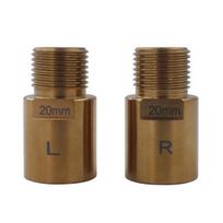 2Pcs Mountain Bicycle Pedal Extender Road Bike Duty Steel MTB 20MM Heavy Spindle Pedal Extension