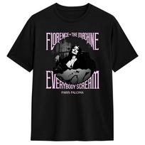 Men's Florence + The Machine Everybody Scream Tour T Shirts Cotton Clothes Novelty Short Sleeve Round Neck Tees Gift T-Shirts S įvairiaspalvis
