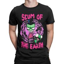 Invaders Zims T-Shirt Men  Vintage 100% Cotton Tee Shirt Round Collar Short Sleeve T Shirts Summer Clothing S įvairiaspalvis