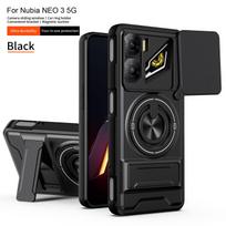 For ZTE nubia Neo 3 Case ZTE nubia Neo 3 5G Cover nubia Neo3 Magsafe Magnetic Fold Holder Military Armor Camera Protection Cover ZTE nubia Neo 3