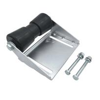 Industrial Strengths Galvanized Steel Kayaks Trailer Brackets With Antislip Rubber Roller For Secure Boats Loading 1
