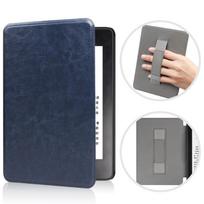 Auto Sleep/Wake eReader Cover Hand Strap Shockproof Colorsoft Protective Case for Kindle Paperwhite 2024 12th Generation 7 inch tamsiai mėlyna spalva