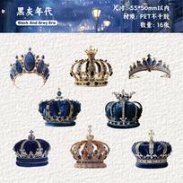 16pcs/1lot kawaii Stationery Sticker Spring crown junk journal Decorative Scrapbooking DIY Craft Sticker