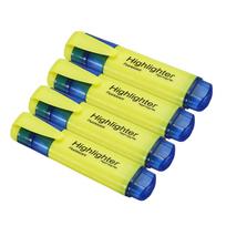 4/6Pc Highlighter Fluorescent Pen Broad Tip Writing Marker Pens for Art Drawing Doodling Marking Office Stationery School Supply