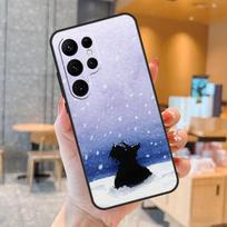 Mielas Škotų terjerų šuo telefono dėklas, skirtas Samsung Galaxy S25 S24 S23 S22 S20 S21 Ultra S9 S10 Plus S25 FE galinis dangtelis For Galaxy S9