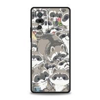 Phone Case For Xiaomi Redmi Note 14 13 12 5G 11 10 Pro Plus 4G 9S 9 14C 13C 12C 10C 9C 9A Soft TPU Cover mapache Redmi Note 14 5G