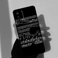 Music Score Musical Notes Case For Oppo A5 Pro A6 A16 A76 A96 A17 A57 A40 A60 A80 A98 A58 A78 A18 A38 A54 A74 A94 A15 For OPPO A15