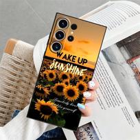 Case for Samsung Galaxy S26 Ultra S24 S20 Ultra S25 Plus S21 FE S10 S9 Note 20 8 9 10 S23 Funda Phone Cover Sunflower Scenery Galaxy S9