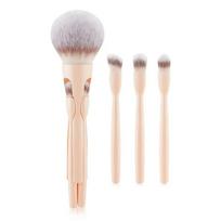 Multi-purpose 4-in-1 Transformable Brush Magnetic Powder Blush Brush Makeup Brush Set  Makeup Tools rožinė