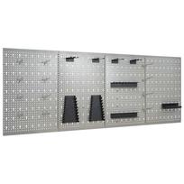 Vidaxl Ścienne Płyty Perforowane, 4 Szt., 40X58 Cm, Stal