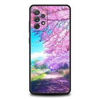 Cherry Blossoms Traint Moun Fuji Case For Samsung A13 A51 A71 A41 A31 A21S A11 A01 A03S A12 A32 A52 A22 A23 A33 A53 A73 5G Cover For Samsung A01