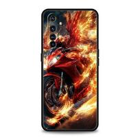 Motorcycle Soft TPU For Realme 13 12 11 10 9 Pro Plus GT3 GT2 C21 C25 C35 C53 C55 C67 Pro 5G Phone Case Cover Fundas Capas Bags for realme c21