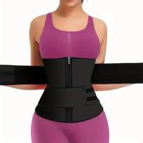 1pc Waist Trainer Slimming Body Shaper Fitness Belt Weight Loss Fat Burning Sport Girdle Sweat Trimmer Workout Cincher Shapewear S