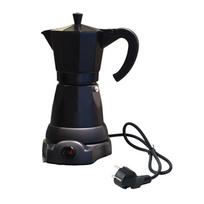 Detachable Coffee Pot Aluminum Espresso Machine Electric Coffee Maker  Induction Cooktop Silver 110V
