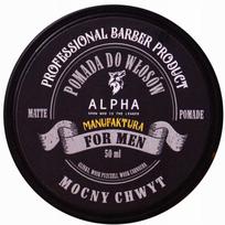 Alpha Barberia Pomada Męska Mocny Chwyt 50Ml Matowa Stylizacja