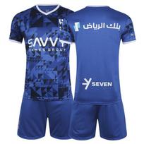 2425 New Riyadh Crescent host and guest Neymar No. 10 Saudi jersey football jersey set cross-border children's size 16/height 95-105cm