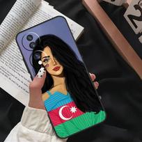 Azerbaijan Flag Girl For Honor Magic 7 Lite 6 8 Pro Case For Honor 200 400 50 70 90 X8c X8b X9a X9b X9c X9d Win RT For Honor 50