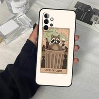 Raccoon Art Tarot Case For Samsung Galaxy A54 A34 A14 A36 A56 A06 A13 A53 A32 A12 A22 A52 A35 A17 A16 A55 A15 For Samsung A12