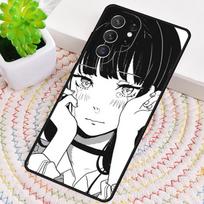 Sad Girl Japanese Anime TPU Phone Case For Samsung Galaxy note 10 pro S26 S25 S24 S23 S22 Ultra Plus S21 FE S20 Shockproof Cover Galaxy S23+