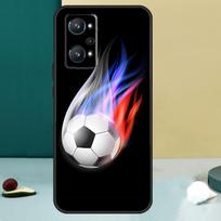 Fire Football Soccer Ball For Realme 13 12 10 11 14 Pro Plus GT 6 5 6T GT7 Pro C55 C53 C51 C21Y C25S C75 C67 C61 Case For Realme GT5
