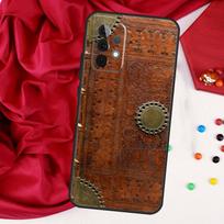 Brown Tooled Leather Pattern For Samsung Galaxy A15 A55 A53 A33 A35 A22 A32 A52 A54 A34 A14 A56 A36 A26 A16 A05 A06 Case For Samsung A12