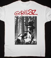 HOT NEW Gorillaz Band T-shirt whitE uNIOSEX aLL sIZES S-5XL Unisex T-Shirt S įvairiaspalvis