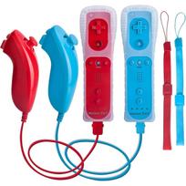 2025 Newest Motion Plus Wii Controller 2-Pack with Nunchuck, Wii Remote
