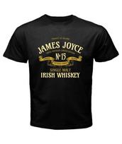 James Joyce Single Malt Irish Whiskey No 15 Reguler Fit Black Unisex T-shirts S įvairiaspalvis