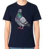 Balandžio T-shirt Realistiškas Miesto Paukštis Laukinių Gyvūnų Grafika Unisex Marškinėliai S įvairiaspalvis