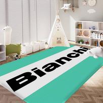 B-Bianchi Bike Logo Entrance Door Mat Nordic Style Bedroom Living Room Doormat Home Balcony Anti-Slip Modern Home Decor 40cm x 60cm