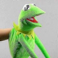 60 cm Kermit The Frog Hand Puppet Full BodyPlush Toy Prop 25-26
