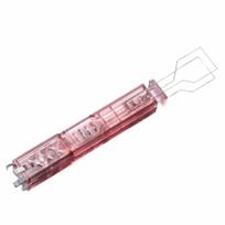 2 in 1 Keys Caps Puller Multifunction Four-Jaw Design Keyboard Action Adjuster DIY Portable Keyboard Switch Puller rožinė