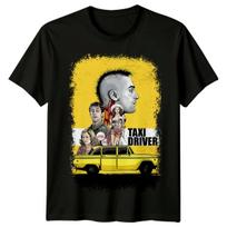 Taksistas (1976 m) Filmo plakato įkvėpti marškinėliai Retro marškinėliai Unisex S įvairiaspalvis