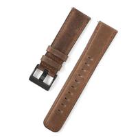 Applicable To Huawei Gt Strap, Smart Watch Strap, Samsung Xiaomi Genuine Leather Strap 22Mm. 20mm black buckle šviesiai ruda spalva