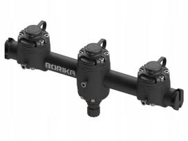 Reling 350 Mm Do Montażu Akcesoriów Z Trzema Zamkami Gm350-3 Borika
