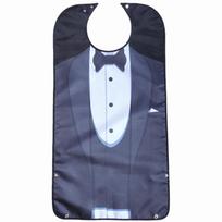 Waterproof Business Suit Gentleman Adult Bib Clothing Protectors for Elderly  Feeding Nursing Style 9