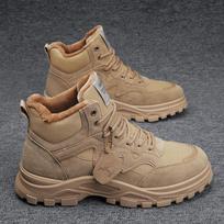 Žieminiai vyriški Martin Boots Vyriški pliušiniai šilti sniego medvilniniai batai 39 chaki