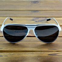 Clara Vida Al-Mg Alloy Rigid European Large Head Suit Metal Polarized Polaroid UV400 UV100% Glare Blocking Sunglasses Sunglasses sidabras
