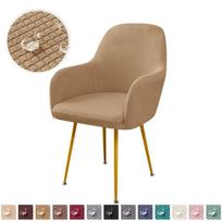 1/6 vnt Vandeniui atsparus Polar Fleece fotelio užvalkalas Aukštai nuožulnios kėdės užvalkalai Plaunami valgomojo biuro kėdės sėdynės užvalkalas Namų viešbutis 1pcs Chair cover