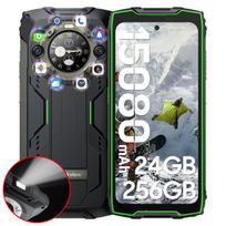 Atnaujintas Blackview BV9300 Pro Helio G99 Atsparus telefonas Android 13 RAM 8GB/12GB ROM 256GB 6.7 120Hz Ekranas 15080mAh Su 33W Įkrovimu 100LM Žibintuvėlis 12GB+256GB žalia