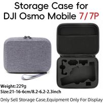 For DJI Osmo Mobile 7/7P Carrying Case: Lightweight, Protective Handbag with Secure Compartments for Tripod & Accessories Case pilka